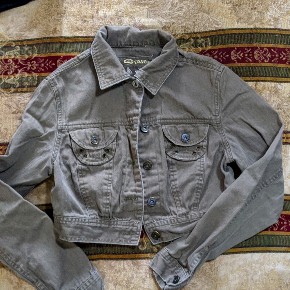 Girls jean jacket size Small